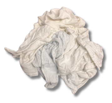 Reclaimed White Huck Towels - Rags